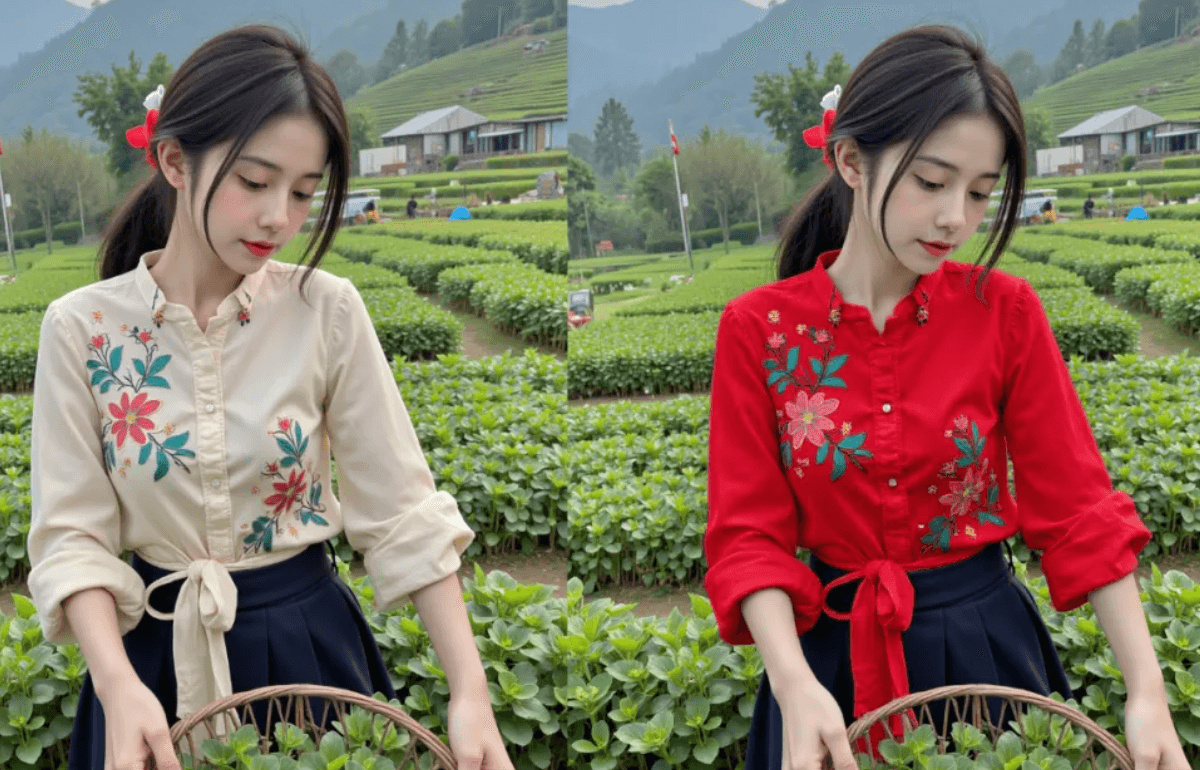 AI image comparison showcase